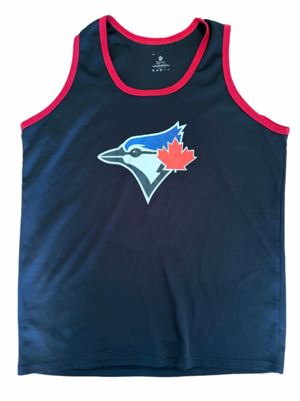 Men's Toronto Blue Jays Tank Top XL Black Red